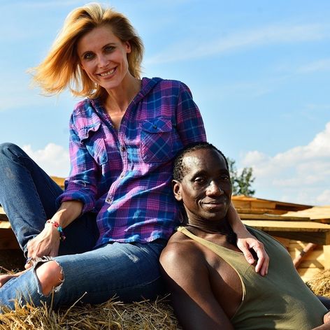 Silvia Šuvadová a Ibi Maiga