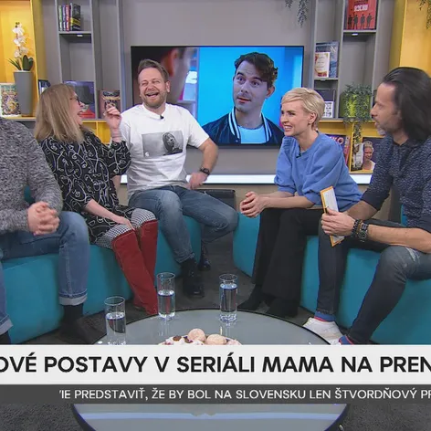 Marta Sládečková, Peter Brajerčík a Richard Autner v Teleráne