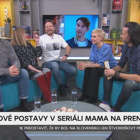 Marta Sládečková, Peter Brajerčík a Richard Autner v Teleráne