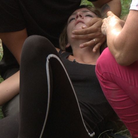 Ivana počas duelu skolabovala