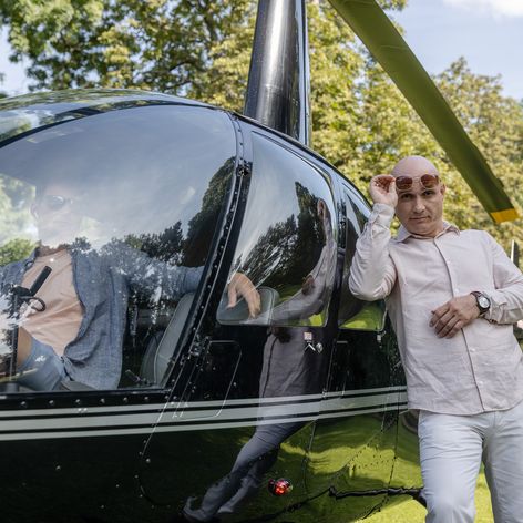 Dušan Cinkota sa s helikoptérou neskamarátil