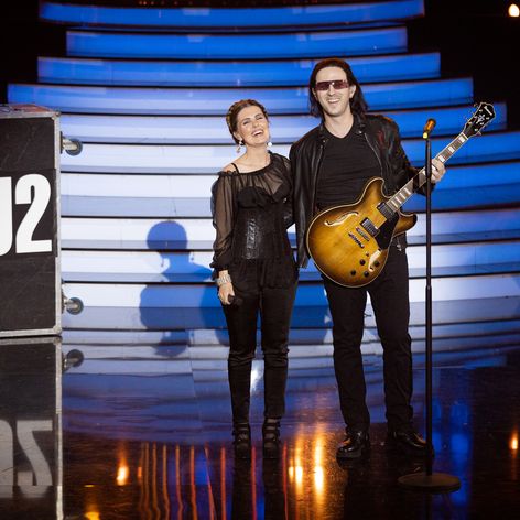 Silvia Soldanová a Braňo Mosný ako Mary J. Blige a Bono