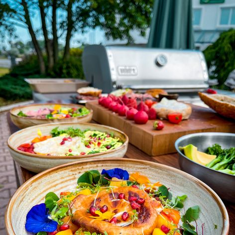 Chutné dobroty s grilovanými syrmi