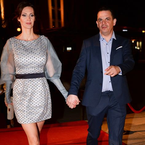 Daniel Dangl s manželkou. 