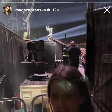 Maca Zábranská na koncerte AC/DC