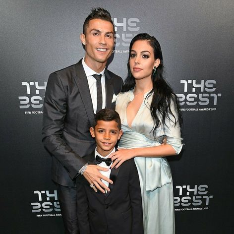 Georgina, Cristiano a jeho prvý syn Cristiano Ronaldo Jr.