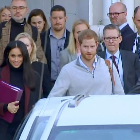 Meghan a Harry v Austrálii.