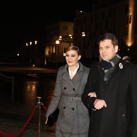 Marek Majeský s manželkou