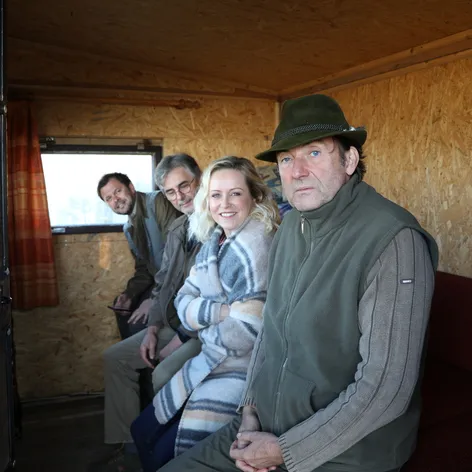 Zľava Alexander Bárta, Boris Farkaš, Michaela Čobejová a Ady Hajdu