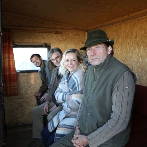 Zľava Alexander Bárta, Boris Farkaš, Michaela Čobejová a Ady Hajdu