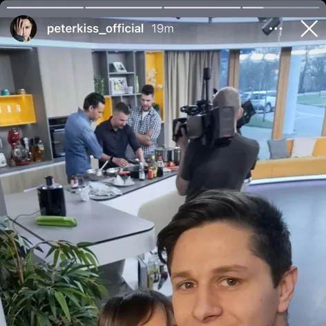 Kristína Kanátová a Peter Kiss v Teleráne