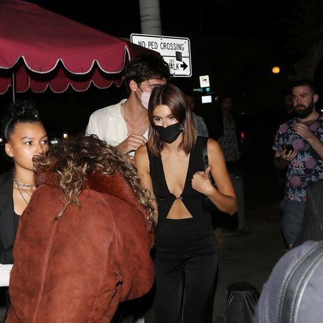 Kaia Gerber na večeri s priateľom