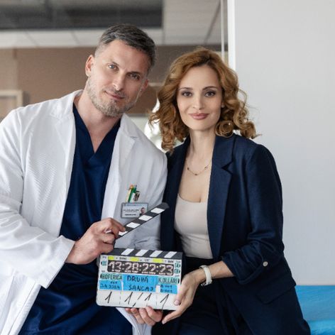 Ján Koleník a Lívia Bielovič s prvou klapkou 3. série Druhej šance.