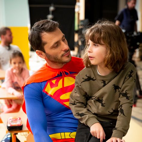 Vlado (Filip Tůma) ako Batman.