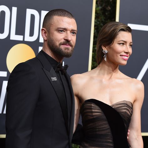Jessica Biel na Zlatých glóbusoch