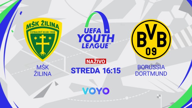 Žilinských mladíkov čaká zápas roka. Voyo odvysiela ich duel v Lige majstrov proti Borussii Dortmund