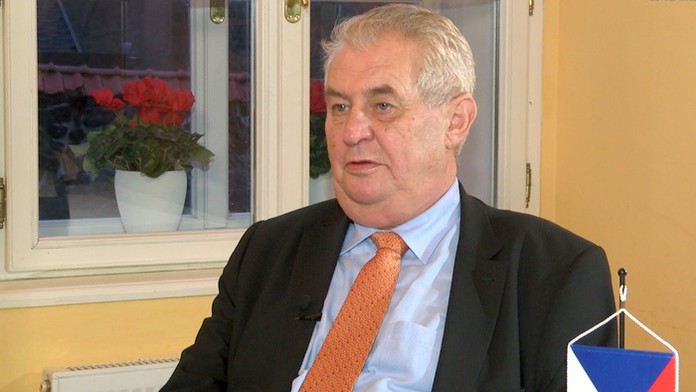 Prezident Českej republiky Miloš Zeman.