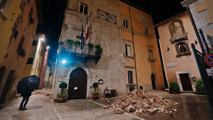 Zemetrasenie v Taliansku.