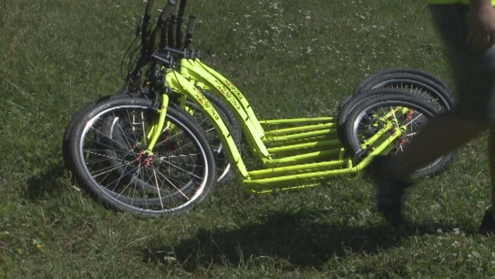 Na takejto kolobežke sa nešťastie stalo.