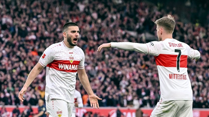 Stuttgart potvrdil tretiu priečku, na lídra stráca dvanásť bodov. Hoffenheim natiahol sériu bez výhry