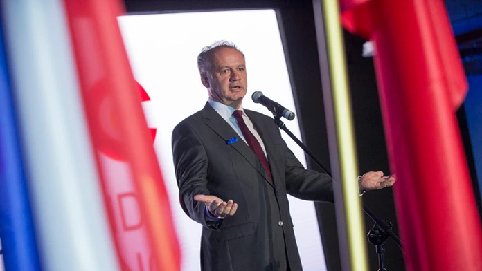 Andrej Kiska počas novoročného prejavu.