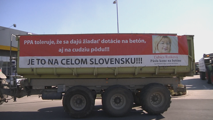 Protest farmárov na východe Slovenska