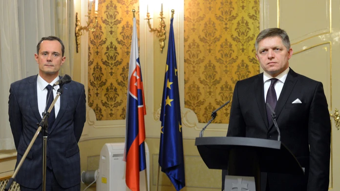 Radoslav Procházka a Robert Fico.
