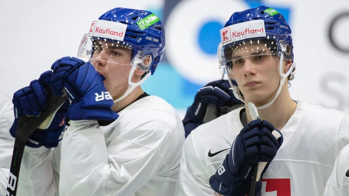 Šimon Nemec a Juraj Slafkovský