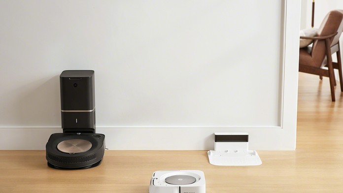 Keď Roomba dovysáva, povie Braave, aby začala mopovať.