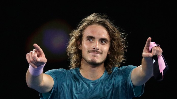 Tenista Stefanos Tsitsipas vo 4. kole na Australian Open.