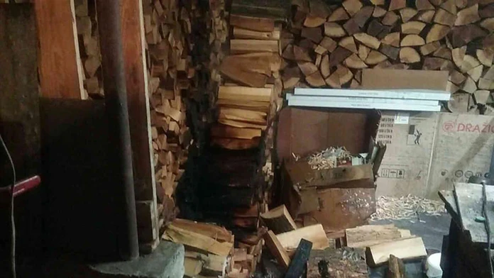 Nehoda v smere od obce Mokrance na obec Buzica.