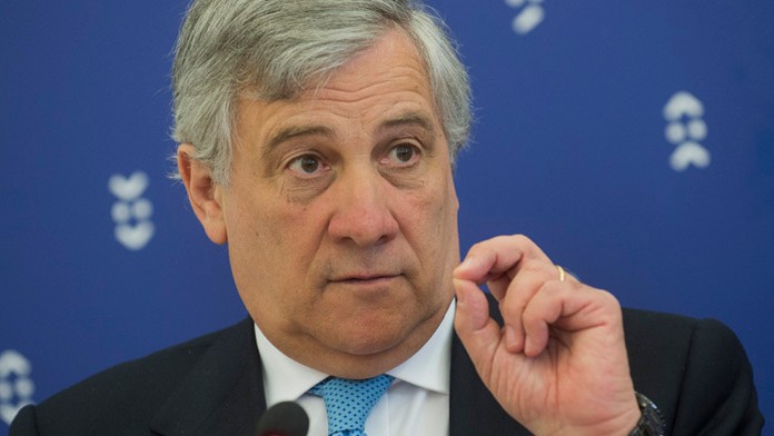 Predseda Európskeho parlamentu Antonio Tajani. 