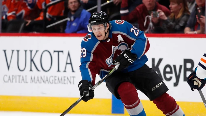 Nathan McKinnon na archívnej snímke.