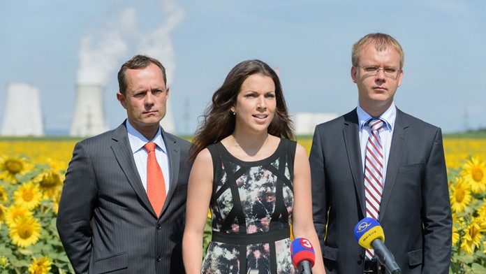 Radoslav Procházka, Katarína Cséfalvayová, Miroslav Beblavý zo strany Sieť