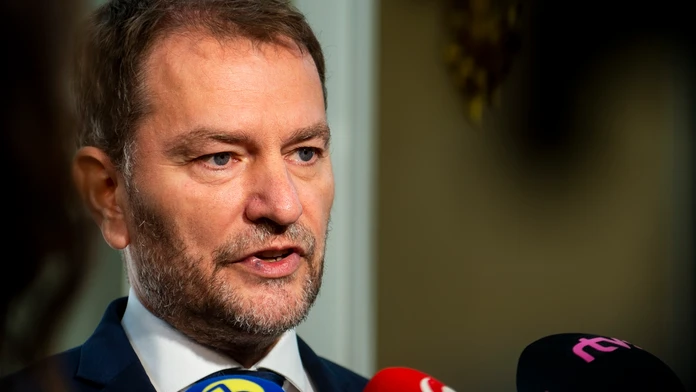 Na snímke je líder hnutia Slovensko Igor Matovič 