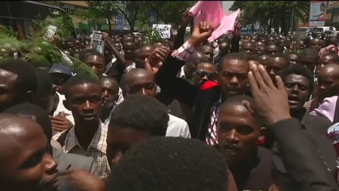 Protest v Keni