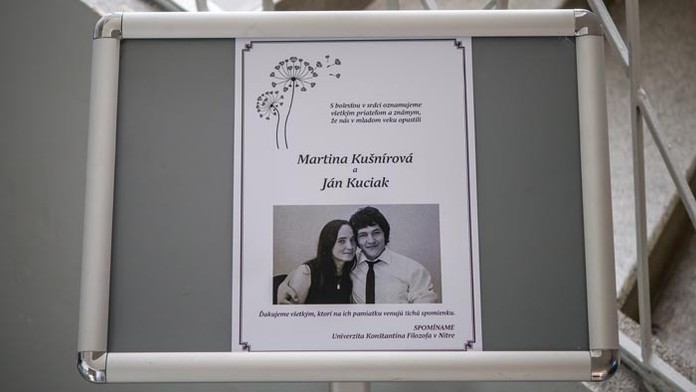Zavraždený novinár Ján Kuciak a jeho snúbenica Martina Kušnírová.