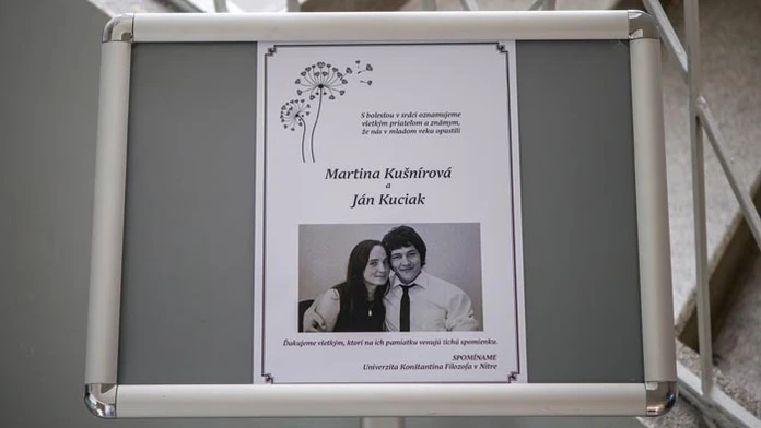 Zavraždený novinár Ján Kuciak a jeho snúbenica Martina Kušnírová.
