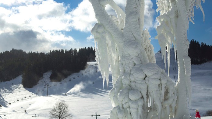 Prvá lyžovačka na Donovaloch.