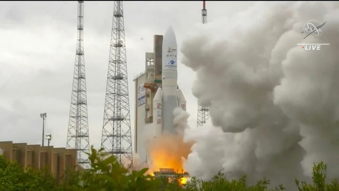 Nosná raketa Ariane 5.