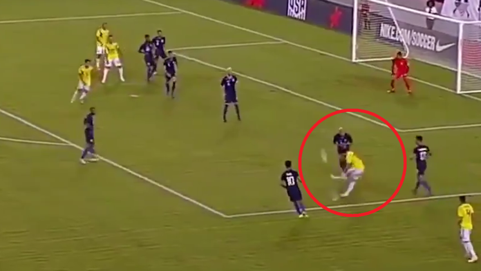 James Rodrigez strelil nádherný gól 