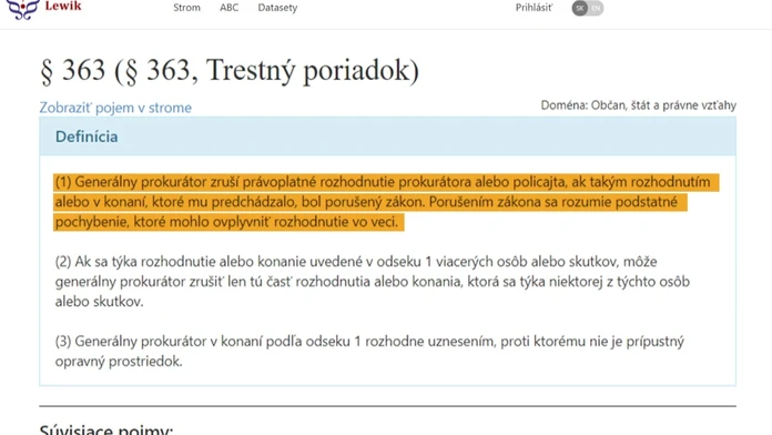 Sporný paragraf v zákone
