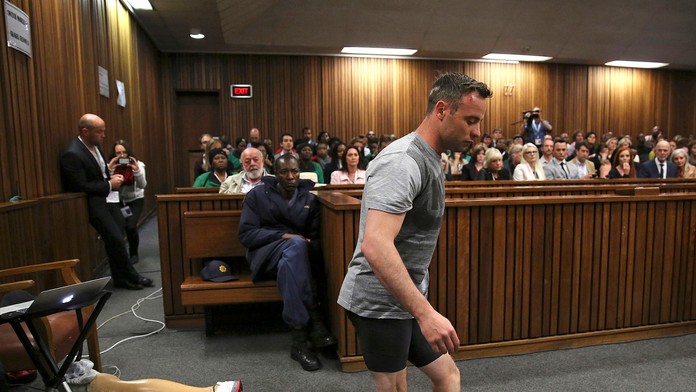 Pistorius bez svojich protéz.