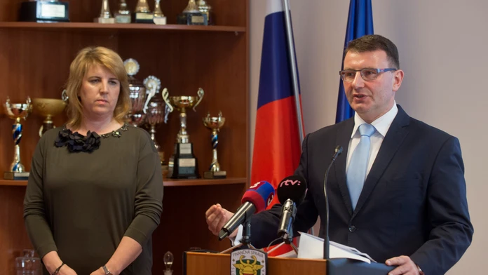 Lenka Wittenbergerová počas tlačovej konferencie.