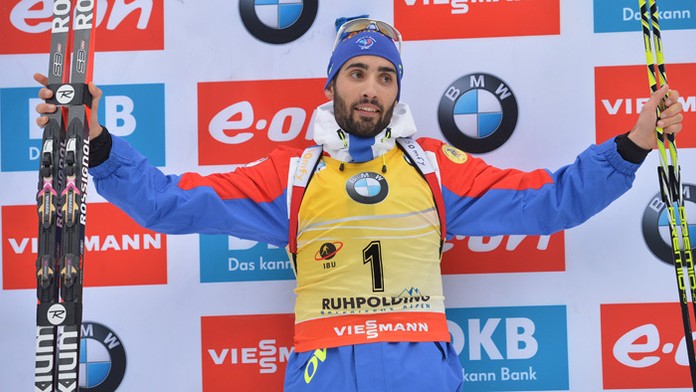 Francúzsky biatlonista Martin Fourcade.