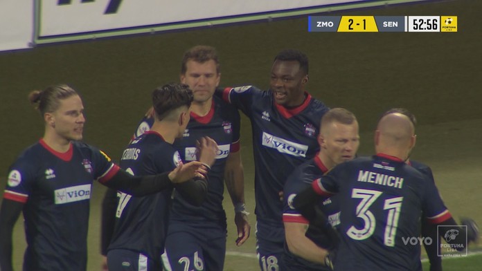 ViOn využil zaváhanie Liptákov a doma zdolal Senicu, o triumfe rozhodol dvojgólový Ďubek