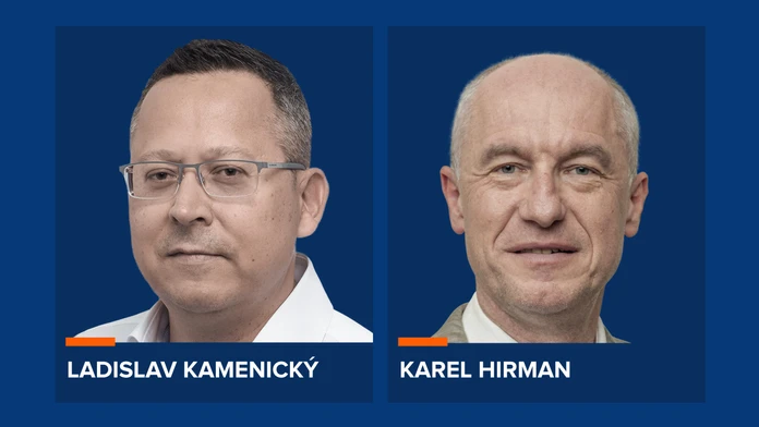Ladislav Kamenický a Karel Hirman.