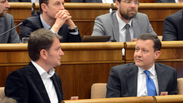Daniel Lipšic a Igor Matovič