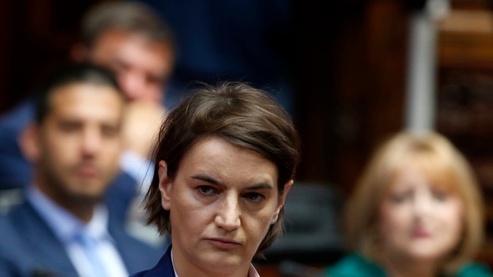 Srbská premiérka Ana Brnabičová.