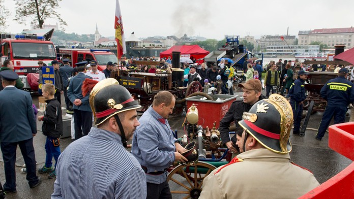 Deň hasičov v Bratislave.